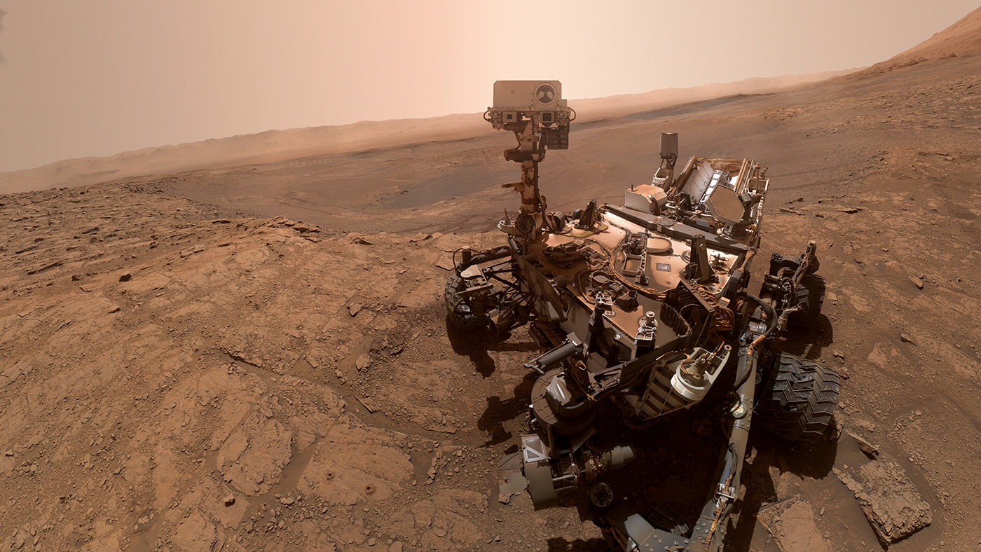 Immagine della sonda Curiosity su Marte - © NASA